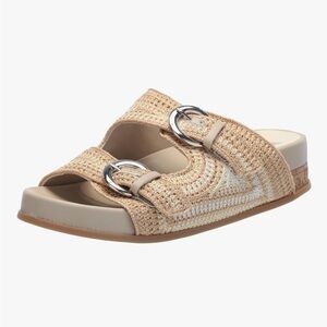 Dolce Vita Raffia Buckle Sandal